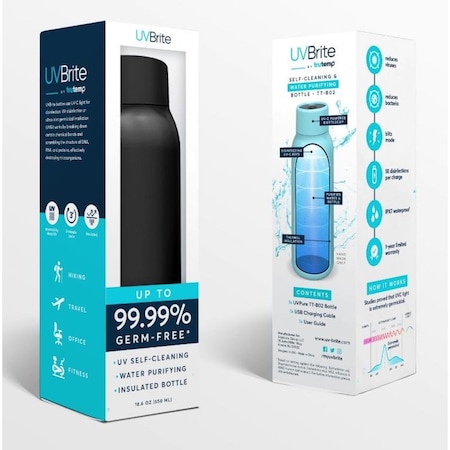 Uvbrite Uv Selfclean Wtr Bottle TT-B02